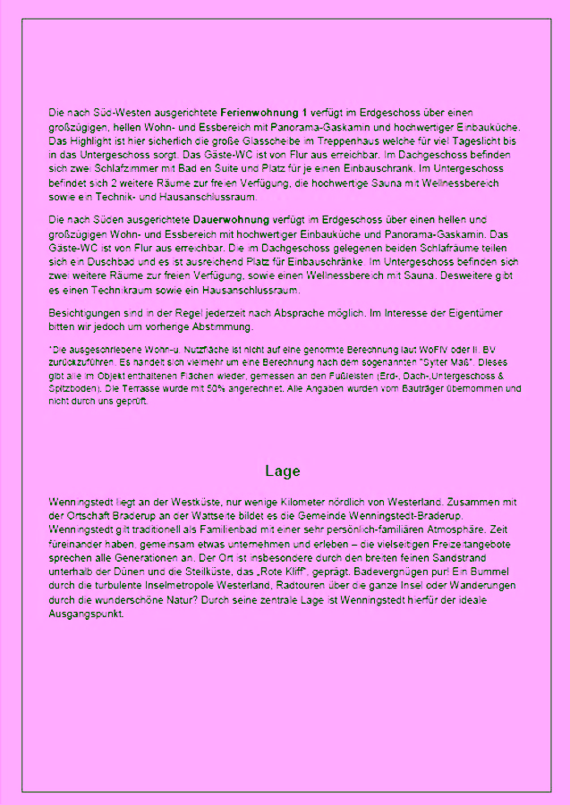 Verkauf eines Exklusiven Neubau Hausteils in Wenningstedt. „Leider Verkauft“ - Bild... (1555)